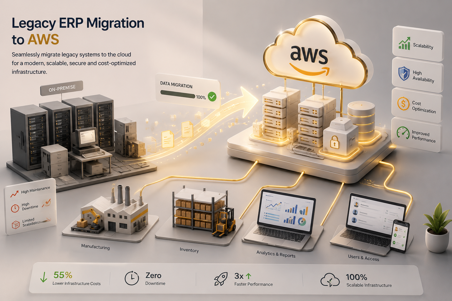 Legacy ERP Migration to AWS
