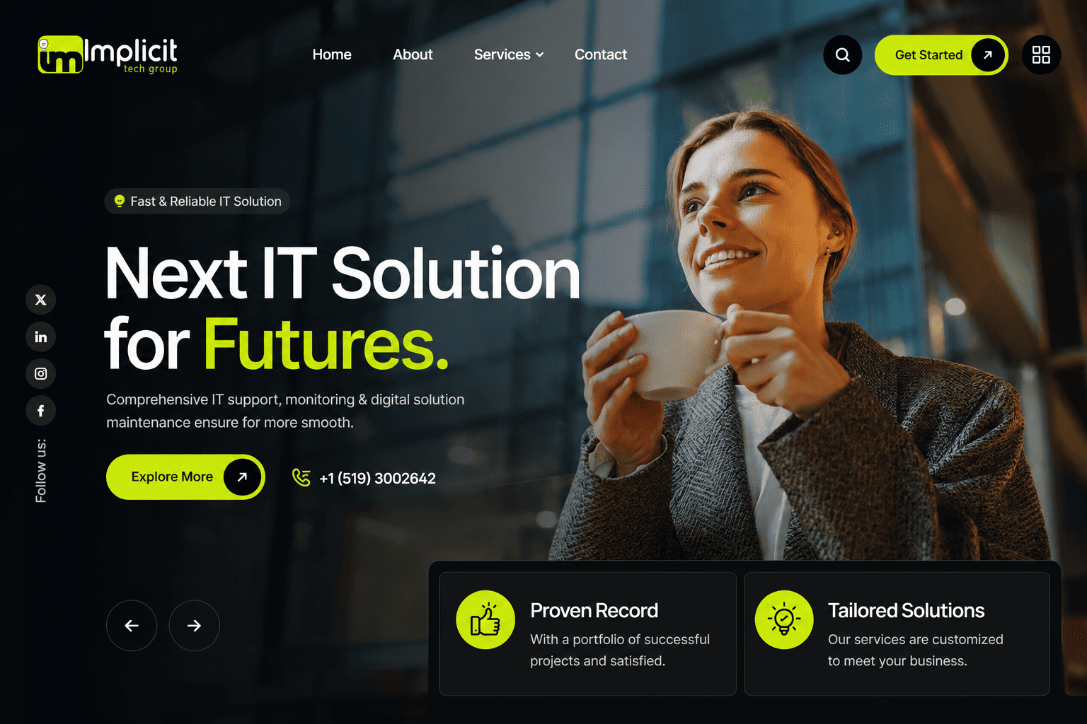IT Solutions Corporate Website